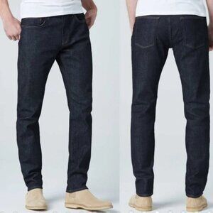 DSTLD Skinny Slim Button Fly Dark Denim Jeans